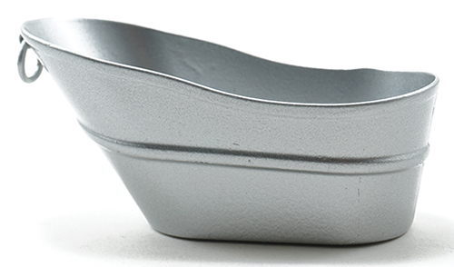 Dollhouse Miniature Metal Bathtub